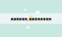 美国警匪视频_美国警察黑客视频