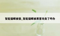 智能猫眼被偷_智能猫眼被黑客攻击了咋办