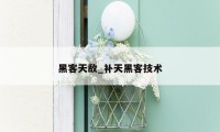黑客天敌_补天黑客技术