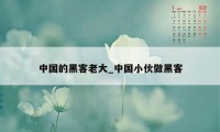 中国的黑客老大_中国小伙做黑客
