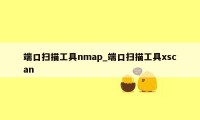 端口扫描工具nmap_端口扫描工具xscan