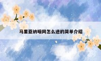 马里亚纳暗网怎么进的简单介绍