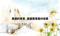美国的黑客_美国黑客最终结果