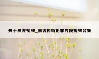 关于黑客视频_黑客网络犯罪片段视频合集
