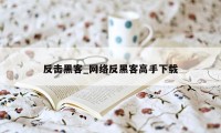 反击黑客_网络反黑客高手下载